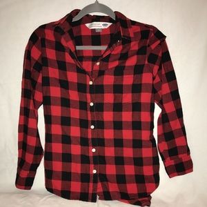 Red & Black Plaid Flannel